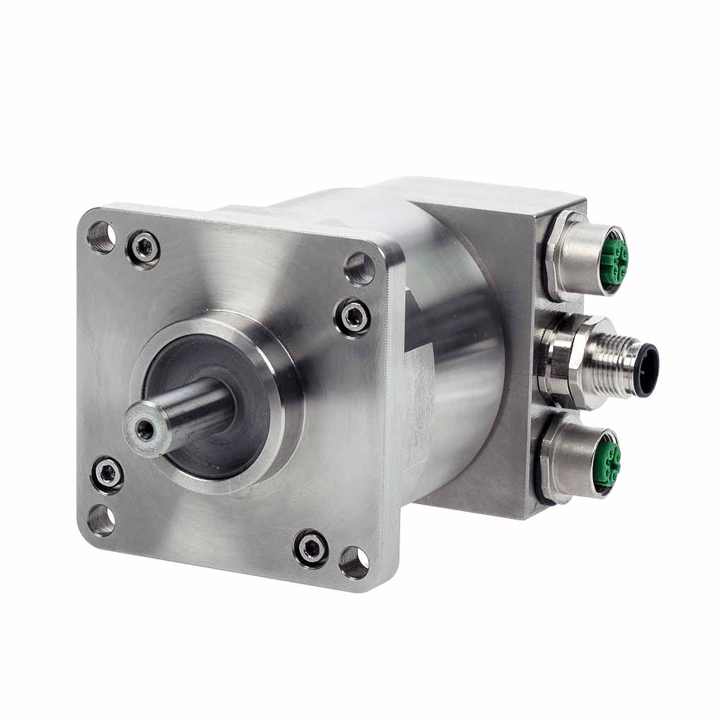 Hengstler AC61 PROFINET absolute encoder solid shaft with square flange