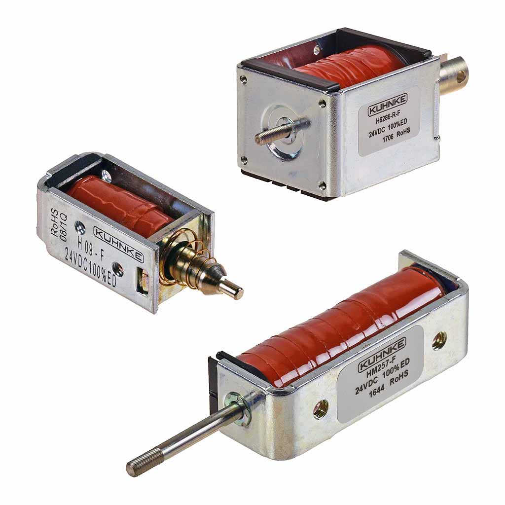 Kuhnke open frame linear solenoids