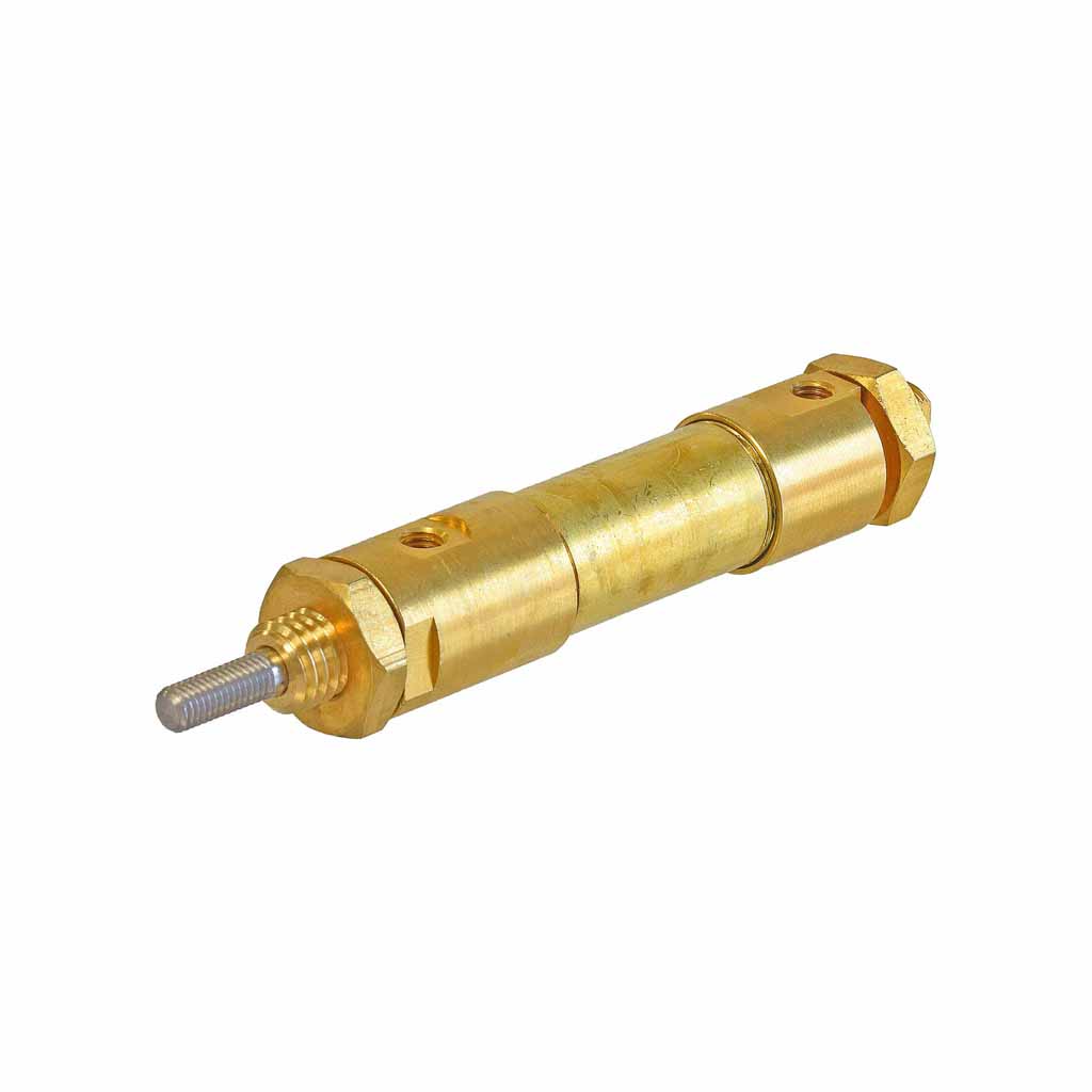 Kuhnke double acting brass cylinder 12mm to 16mm bore, mounting type U