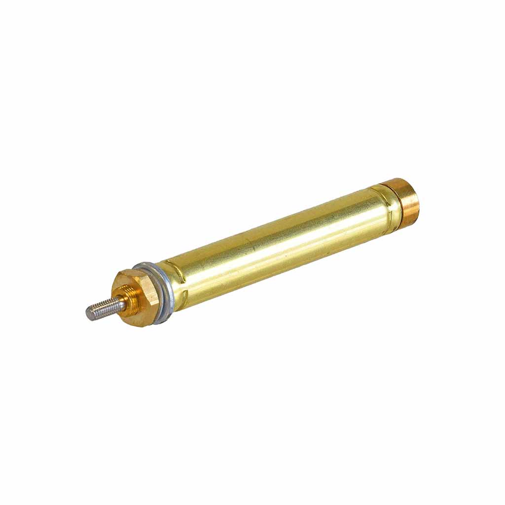 Kuhnke single acting brass cylinder 5mm to 8mm bore, mounting type S