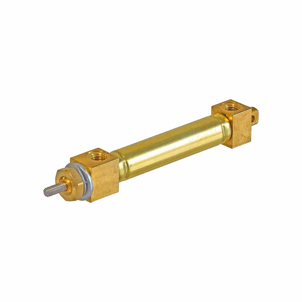 Kuhnke double acting brass cylinder 5mm to 8mm bore, mounting type U