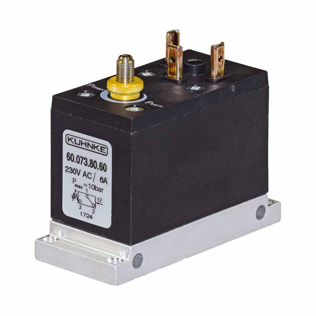 Kuhnke 60.073 series adjustable pressure switch