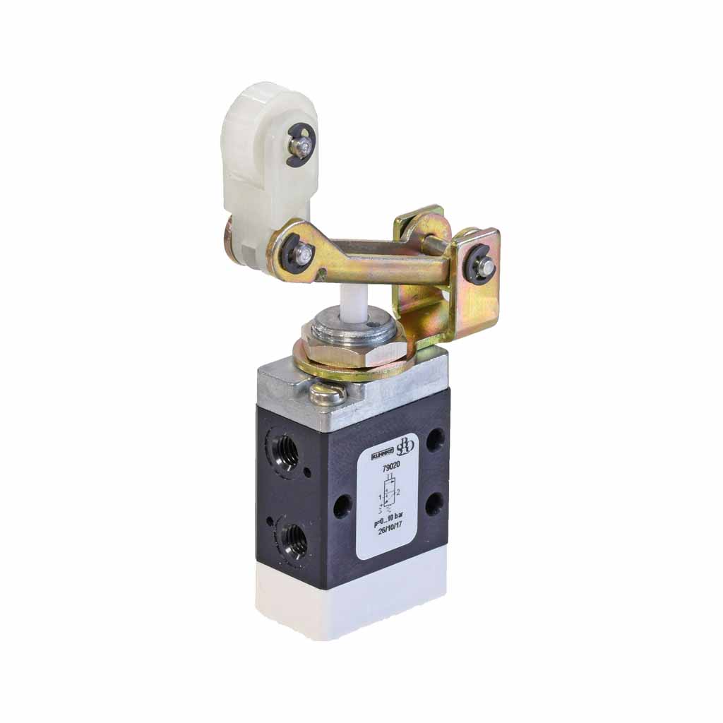 Kuhnke 79 series two-way roller lever valve