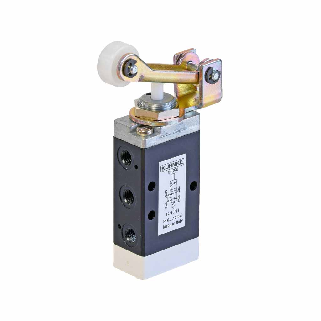 Kuhnke 81 series two-way roller lever valve