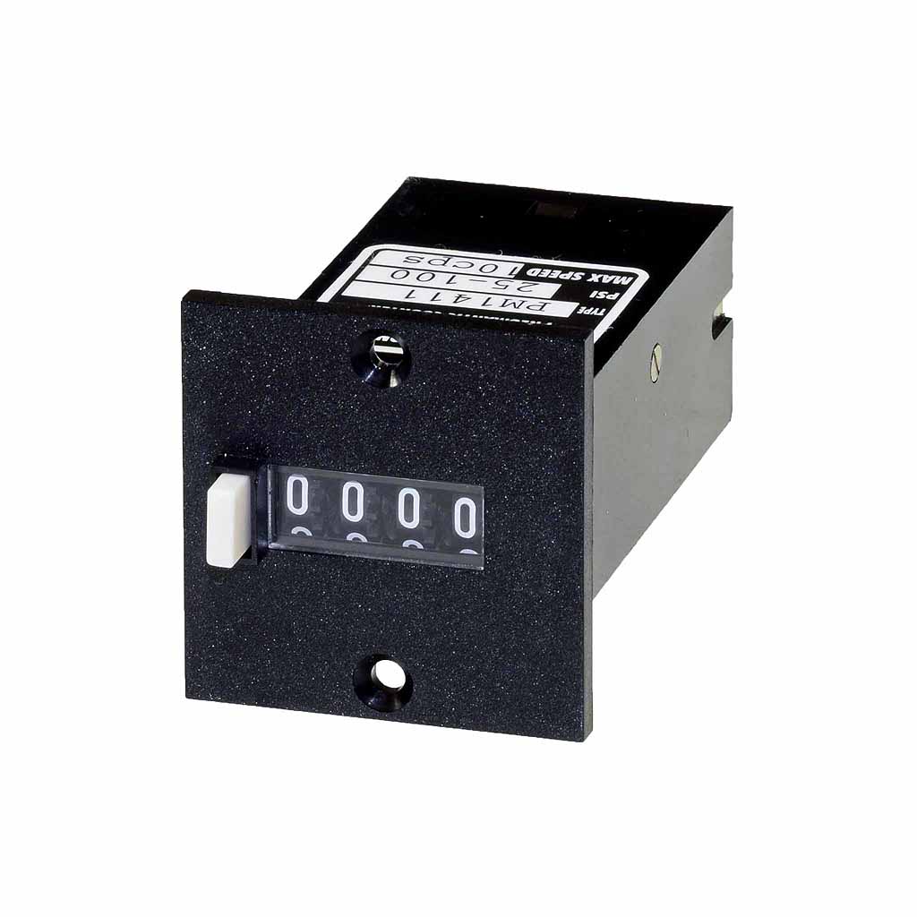 PM14 series 4 digit panel mount totalising counter