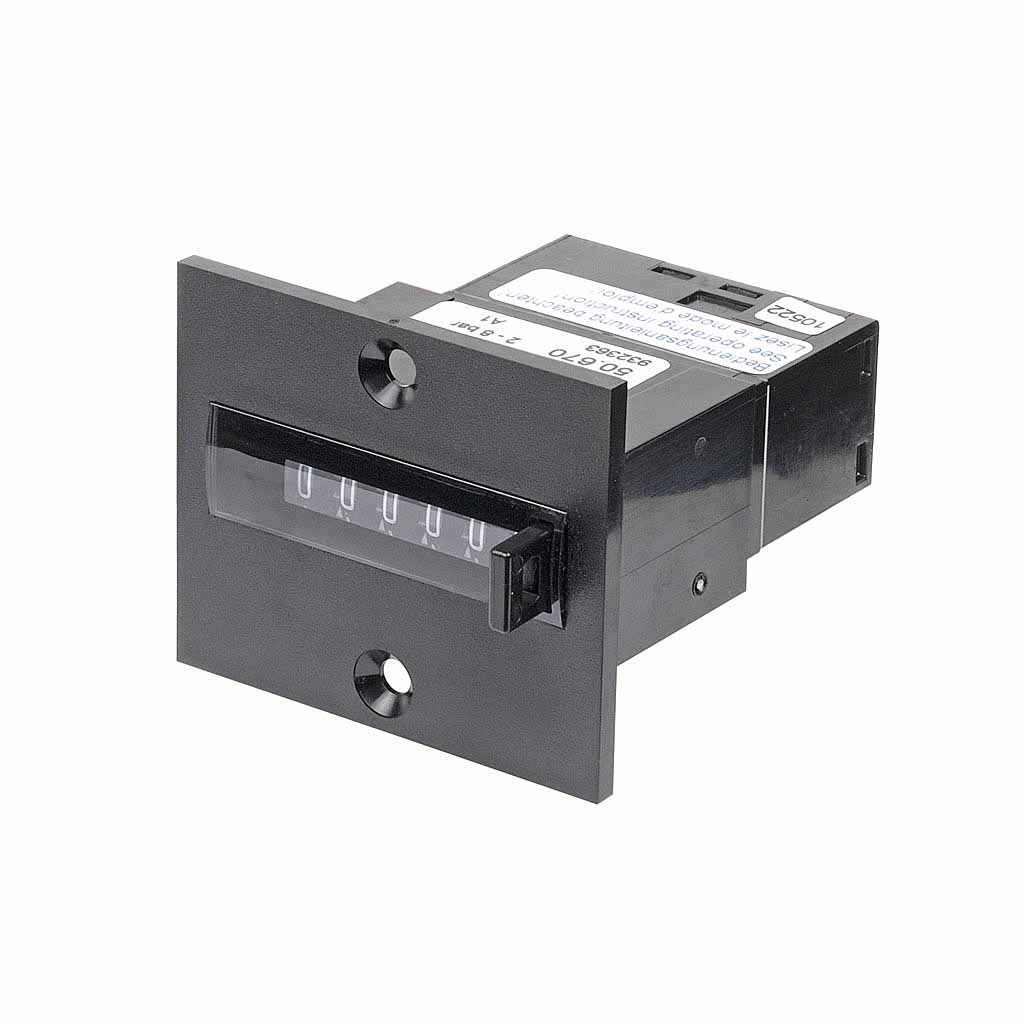 Impulse Automation 50 series 6 digit panel mount totalising counter