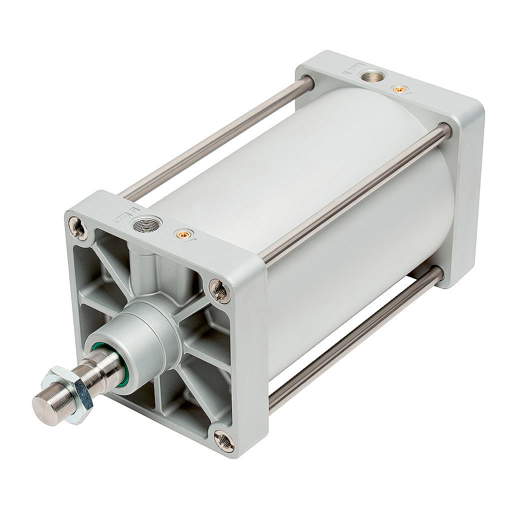 Pneumatic cylinder actuator iso 15552 series u