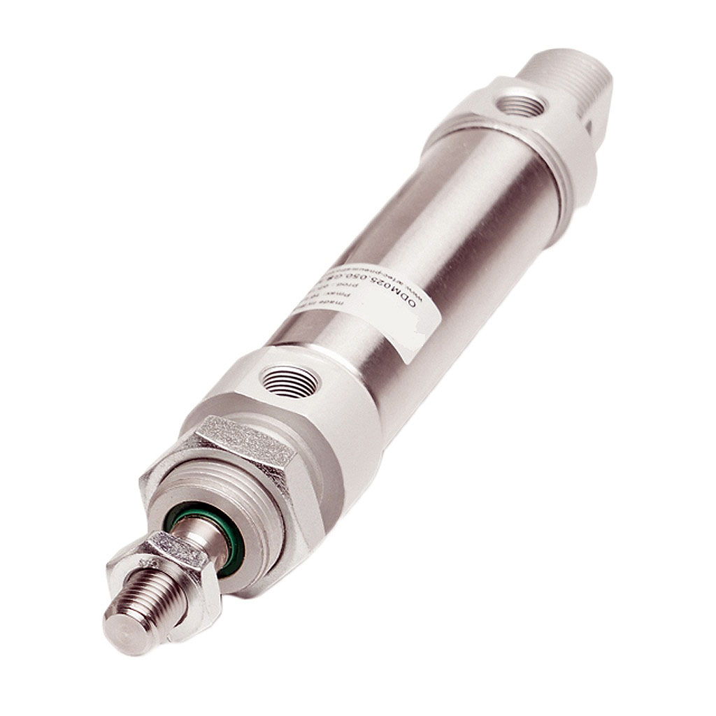 Pneumatic cylinder actuator iso 6432 round micro series o