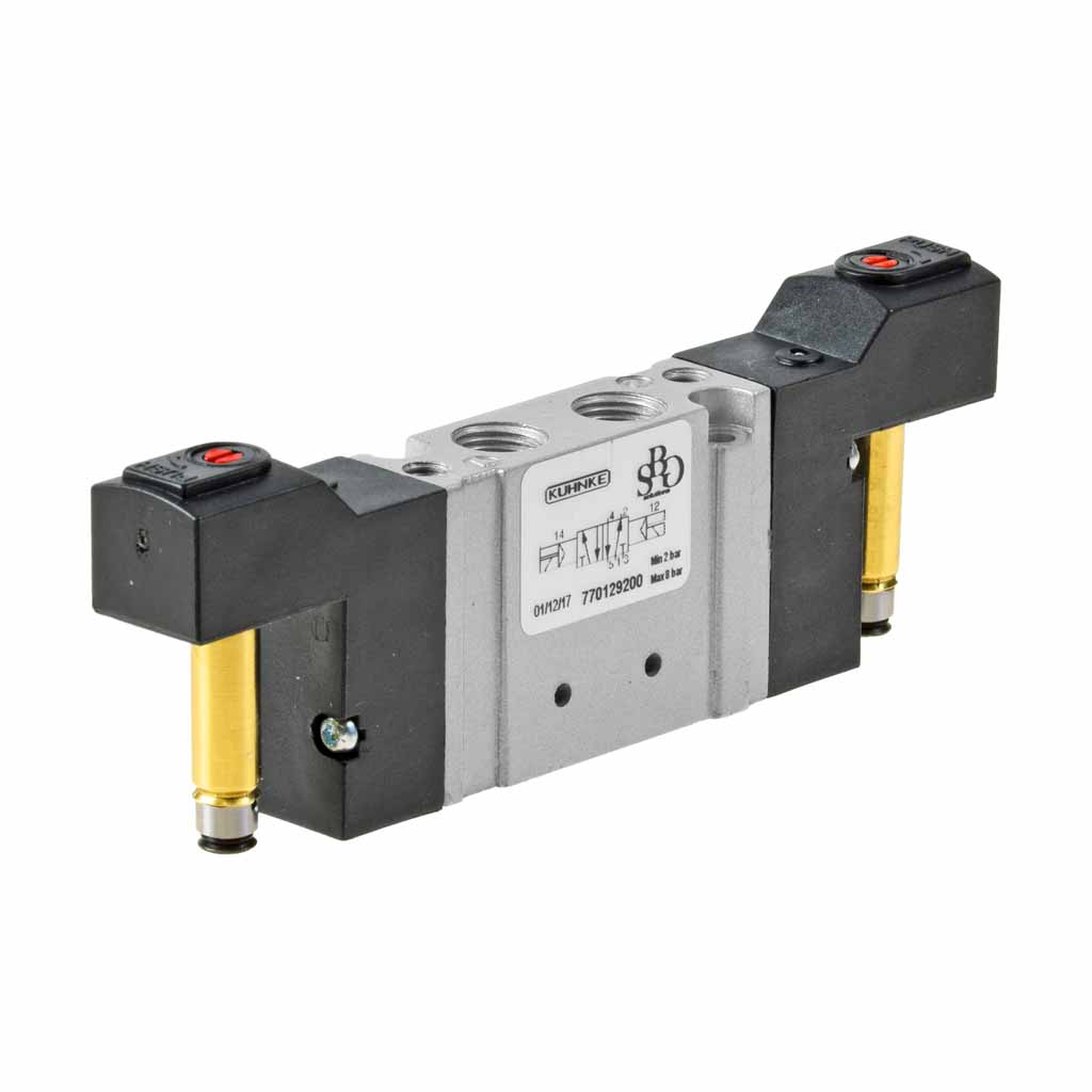 Kuhnke 77 series solenoid valve with double solenoid control