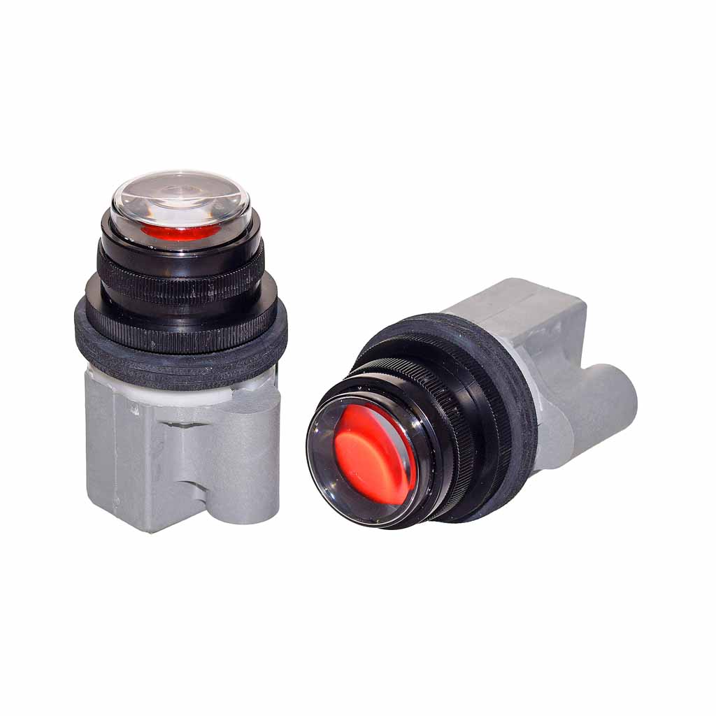 Lens type panel mounted 15NF1 series visual indicator