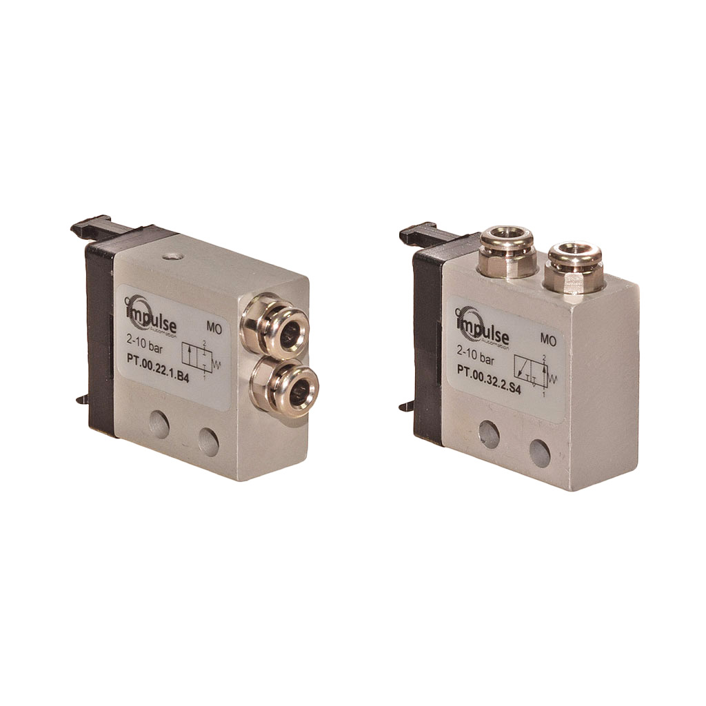 PulseTecH 2-way pneumatic valves.